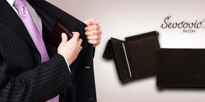 15 eur za elegantnú koženú peňaženku – dolárovku!