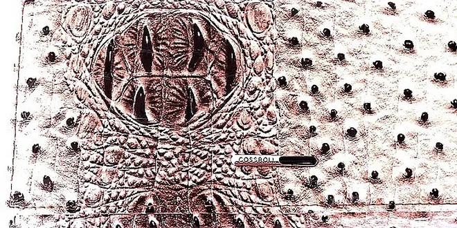 Luxusné peňaženky Cossroll rady 5000 s úpravou pštrosia / croco koža! Doprava v cene!