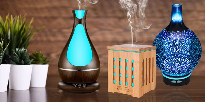 Elektrická Aroma Lampa (Aroma Difúzer) + Darček Éterický olej