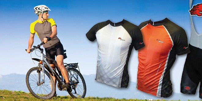 Cyklistické dresy a kraťasy pre mužov