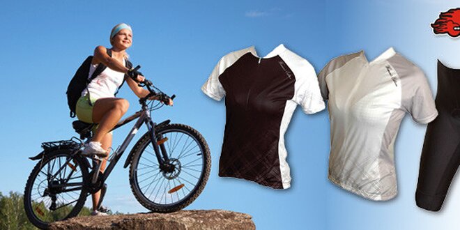 Cyklistické dresy a nohavice pre ženy
