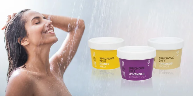 NOVINKA! Sprchové želé – 5 neodolateľných vôní