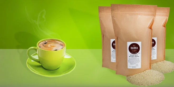 Zelená káva Brazília Santos 100 % ARABICA