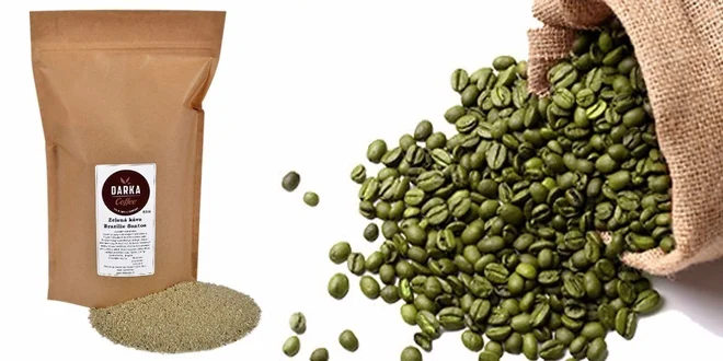 Zelená káva Brazília Santos 100% ARABICA