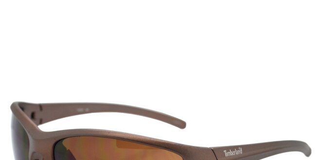 Hnedé metalické okuliare Timberland