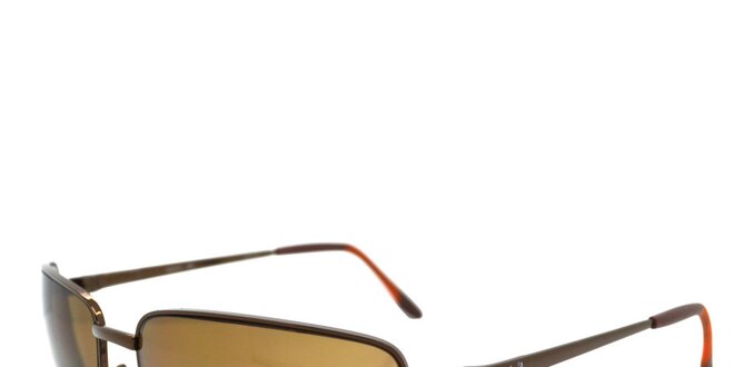 Hnedo-jantárové slnečné okuliare Timberland