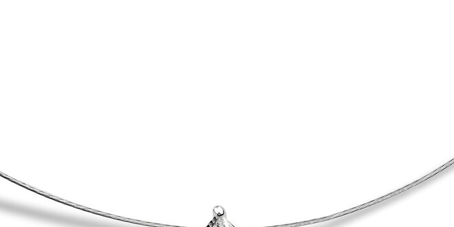 Dámsky strieborný náhrdelník so štvorcovým zirkónom Giorgio di Mare