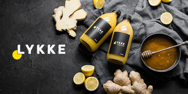 LYKKE: prírodný zázvorový "shot" s citrónom a medom