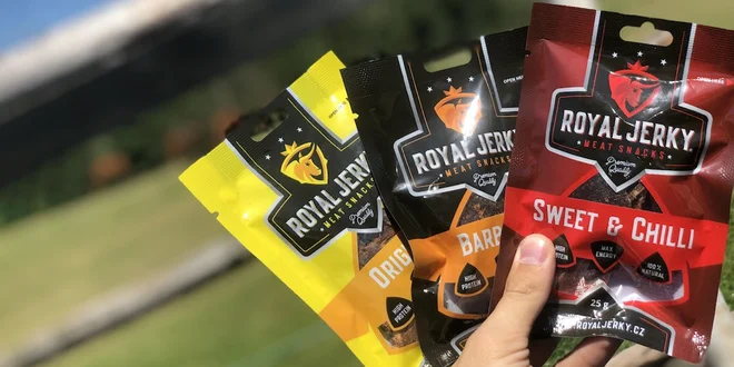 9 balíčkov prémiového hovädzieho mäsa Royal Jerky