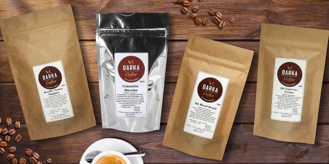Zrnková káva z Latinskej Ameriky: 200 gramové aj kilové balenia