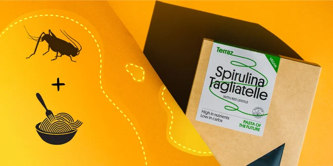Superfood: šošovicové, spirulinové a cvrčkové tagliatelle