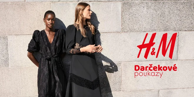 Darčekové poukazy do všetkých predajní i e-shopu H&M