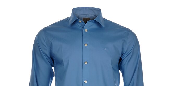Pánska modrá košeľa Calvin Klein