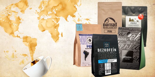 Degustačné balíčky zrnkových káv z celého sveta