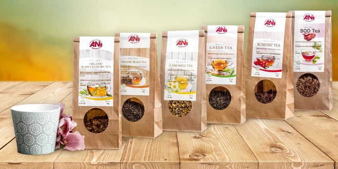 Bio čaje s hubou Reishi: bylinkové, čierne i zelené