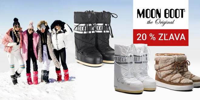 20 % zľava na zimnú obuv Moon Boot v EXIsport