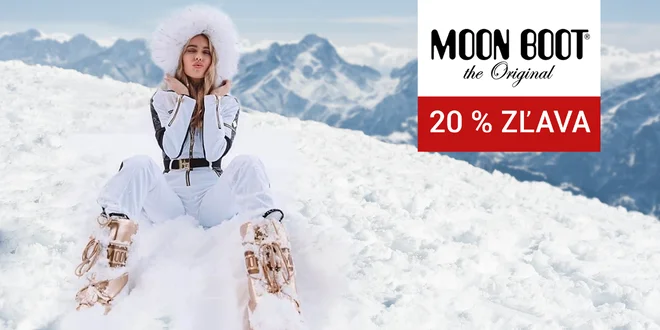 20 % zľava na zimnú obuv Moon Boot v EXIsport
