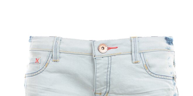 Dámske svetlé džínsové kraťasy s vreckami Exe Jeans