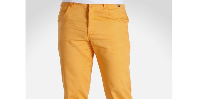 Pánske oranžové nohavice Skank
