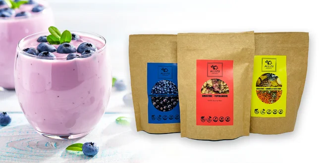 Balíček smoothie práškov plných zdravia