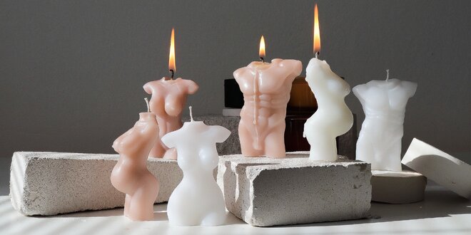 Dekoratívne sviečky LYGGO v tvare ľudského tela