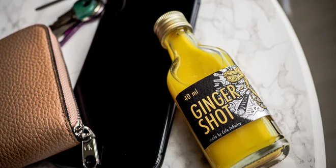 Prírodný český nápoj Ginger Shot na imunitu či trávenie