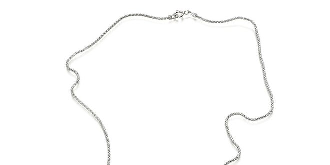 Dámsky strieborný náhrdelník s dvomi perlami Orchira