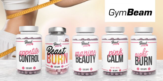 GymBeam: Doplnky stravy BeastPink pre ženy