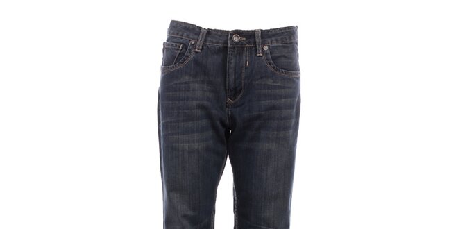 Pánske šedo-modré džínsy Exe Jeans