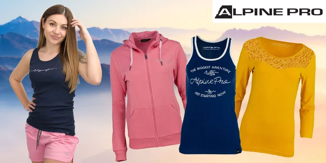 Dámske sukne, šortky i mikiny s kapucňou od Alpine Pro