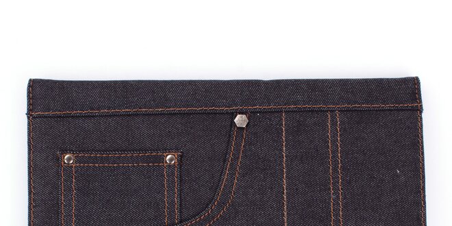 Tmavo modrý džínsový obal na tablet Exe Jeans