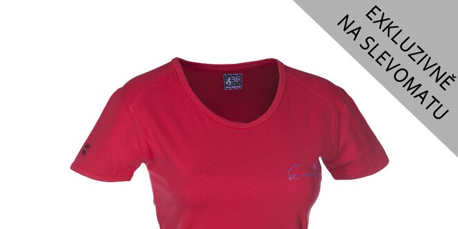 Dámske červené tričko s krátkym rukávom Envy