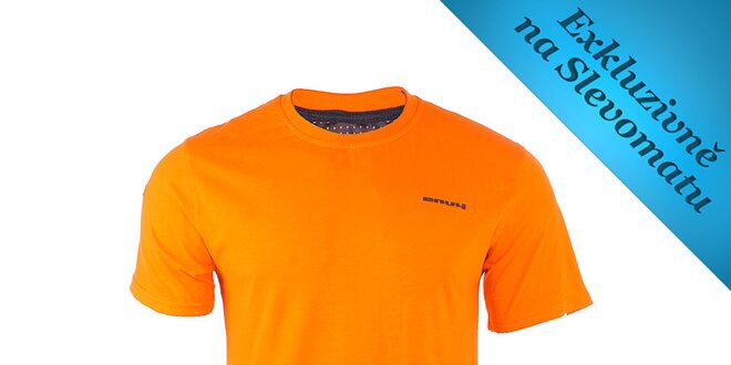 Pánske oranžové tričko s logom Envy