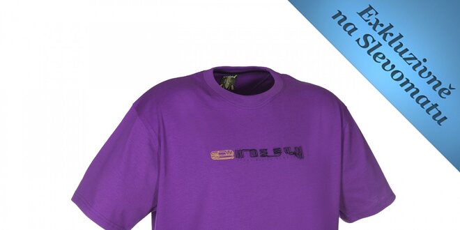 Pánske fialové tričko s logom Envy