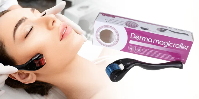 2 ks Balík Derma roller + kys. hyalurónová s panthenolom
