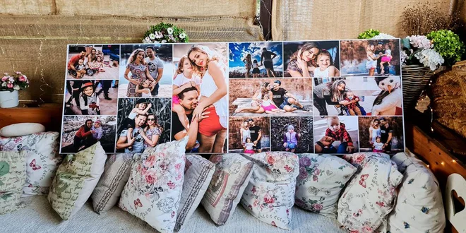 Fotokoláž na kvalitnom bavlnenom plátne – až 21 veľkostí