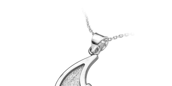 Dámsky strieborný náhrdelník s kvapkami Orphelia