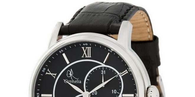 Pánske hodinky Orphelia s čiernym štýlovým ciferníkom