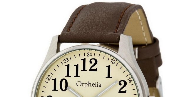 Pánske retro hodinky s veľkými číslicami Orphelia