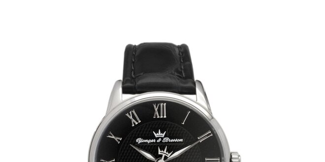Pánske hodinky s čiernym ciferníkom Yonger & Bresson
