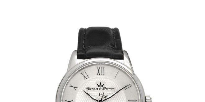 Pánske hodinky s bielym ciferníkom Yonger & Bresson