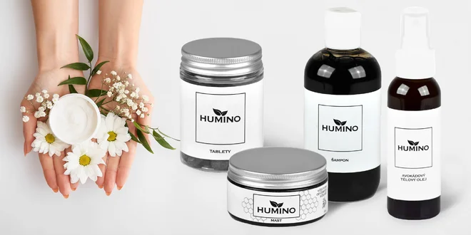 Prírodné produkty Humino nielen na lupienku a ekzémy