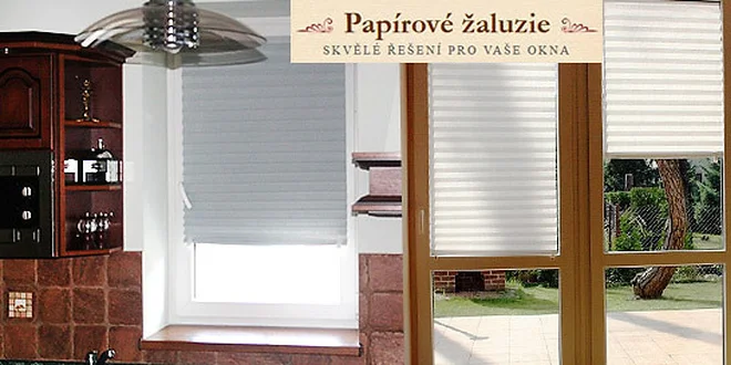 Samolepiace papierové žalúzie na okno