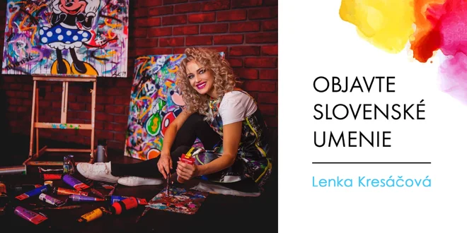 Obrazy slovenskej maliarky Lenky Kresáčovej