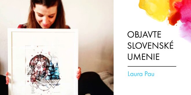 Maľby a kresby na zákazku od slovenskej maliarky Laury Pau