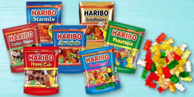 Veľké balenie HARIBO cukríkov