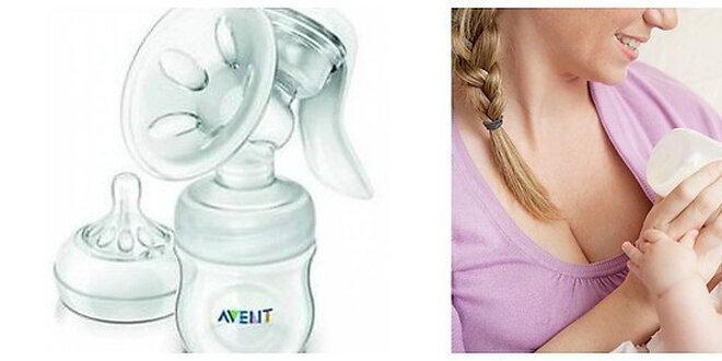 Odsávačka mlieka Avent philips + krém Avent na prsia a komfortné termo vložky zdarma