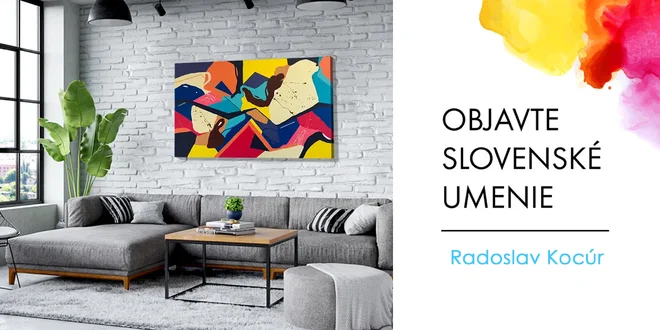 Krajina v Geometrii: Obrazy Radoslava Kocúra