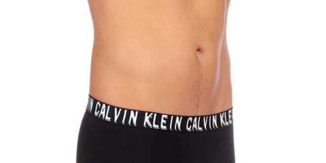 Pánske čierne priliehavé boxerky Calvin Klein Underwear