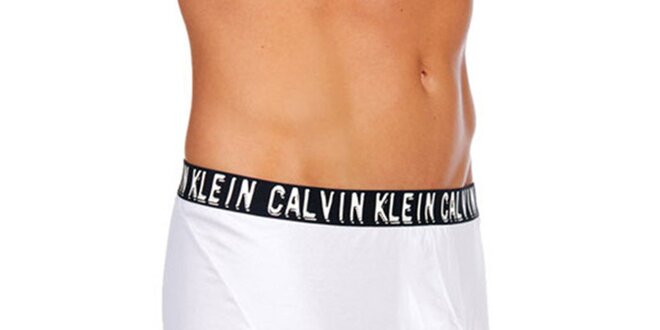 Pánske biele priliehavé boxerky Calvin Klein Underwear
